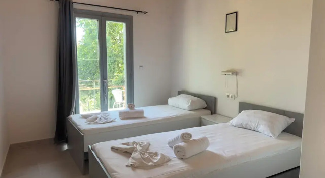 Апартаменты Standard Olgas Sea & Garden View Studios, 400m from Ipsos Beach