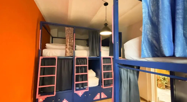 Кровать в общем номере (женский номер) Viajero CDMX Centro Hostel