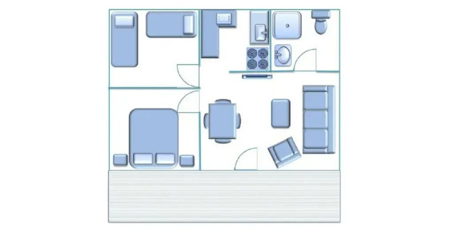 Коттедж с 2 комнатами Coastal Motor Lodge