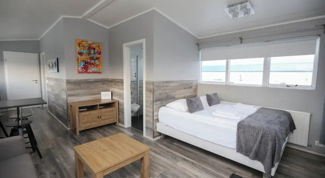 Апартаменты Deluxe c 1 комнатой с балконом Skýjaborg Apartments