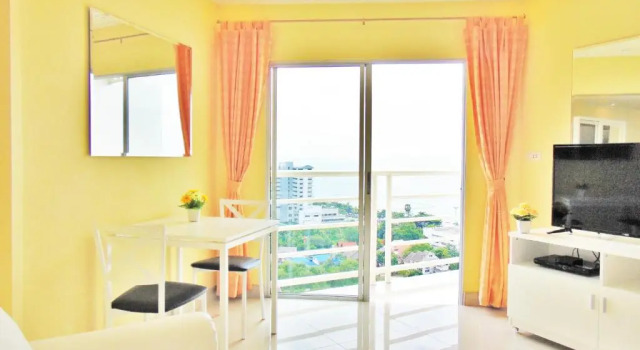 Студия Sea View Beachfront Condos Pattaya Jomtien Beach