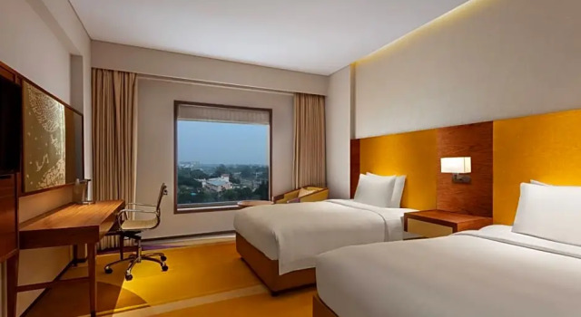 Номер Deluxe с видом на город Courtyard by Marriott Raipur