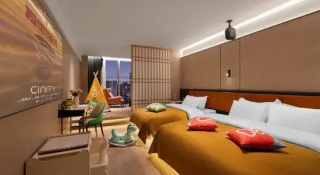 Семейный тент Gumoni | Lakeside See City·Munich-style High-view Hotel (Jiaxiu Tower & Qingyun Market Branch)