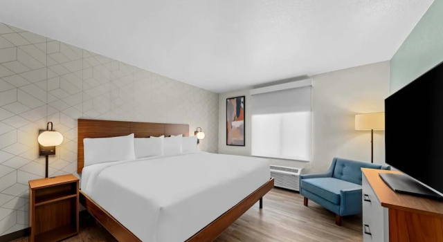 O podwyższonym standardzie dwuosobowy suite Everhome Suites Waco