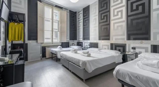 Четырёхместный номер Hotel Spagna