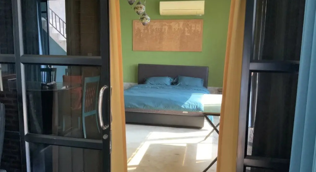 Номер Deluxe Morocco Blue cafe by Chilong River Farm Resort