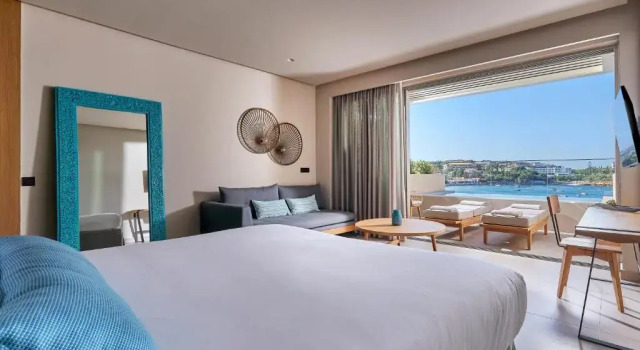 Двухместный люкс Aquamarine с видом на море Castello Infinity Suites