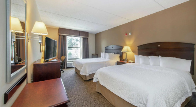 Четырёхместный номер Standard Hampton Inn & Suites Burlington