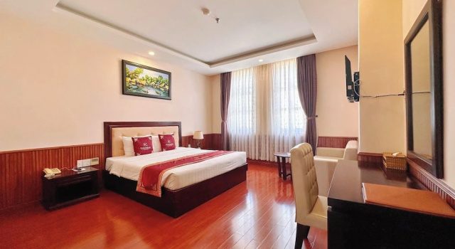 Двухместный номер Deluxe Khanh Linh Hotel