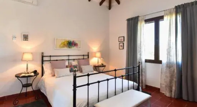 Кровать в общем номере Finca Madroñal with Pool in Gran Canaria by VillaGranCanaria