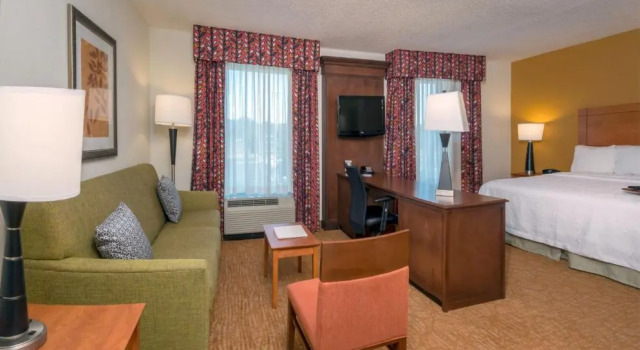 Двухместный семейный люкс Hampton Inn & Suites Mobile I-65@ Airport Boulevard