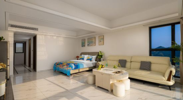 Семейный люкс с видом на море Aihai Mianguangli | Floating - All-Sea-View Light Residence (Hui Dong Xunliao Bay Sea World Store)