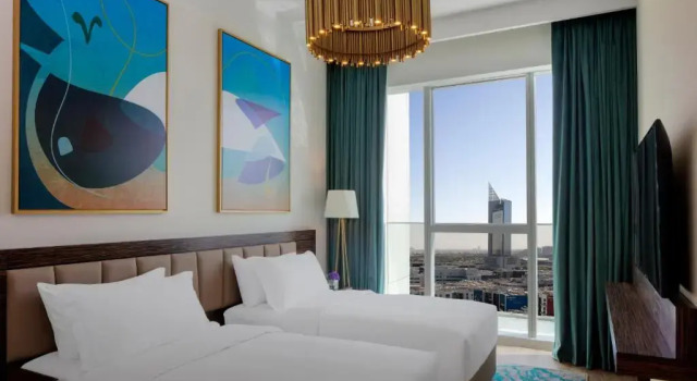 Апартаменты Superior c 1 комнатой Avani Plus Palm View Dubai Hotel & Suites