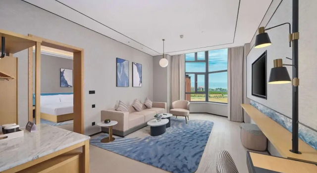 Двухместный люкс Deluxe Hilton Garden Inn Huludao Longxing Road