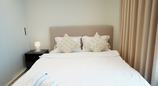 Апартаменты Deluxe с 2 комнатами с балконом и с видом на город Nice Apartments at Thu Thiem Ziet River