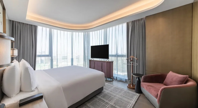 Клубный люкс c 1 комнатой HUALUXE Xi an Chanba by IHG