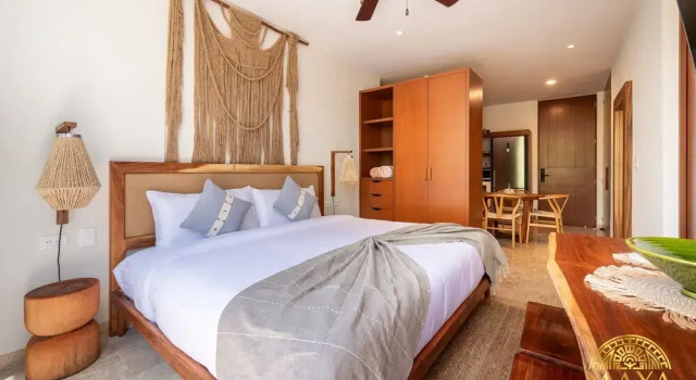 Номер Deluxe NHOA 207A Lux 2BR Condo Pool View in Aldea Zama