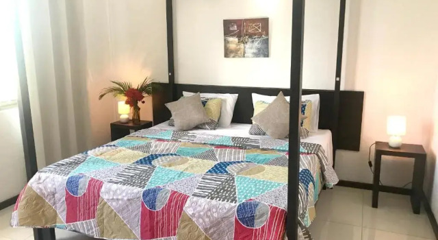 One bedroom appartement with shared pool and wifi at Pereybere 1 km away from the beach