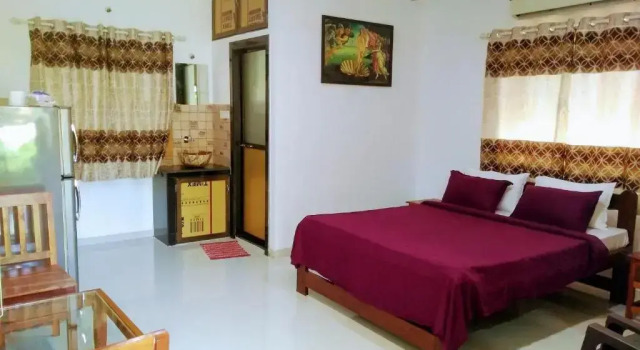 DSK Studio Apartment, Siolim, Goa., Rezervovat Apartmán Siolim Severní Goa