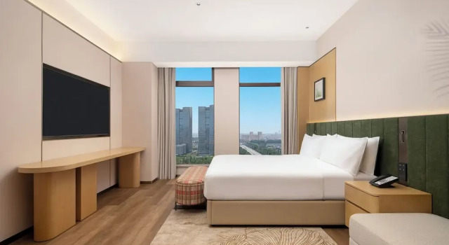 Двухместный люкс Deluxe Hilton Garden Inn Linyi Shangcheng