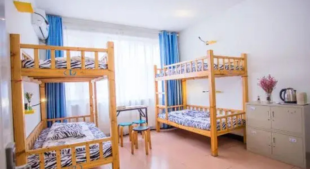 Кровать в общем номере Murphy Youth Hostel Guilin桂林北站莫非青年旅舍