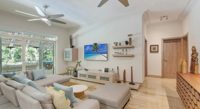 Large Family 2 Level Villa for Rent at Puntacana Resort Club Near Playa Serena Playa Blanca
