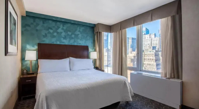 Двухместный номер с видом на город Hilton Garden Inn West 35th Street