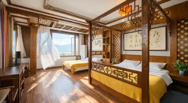 Люкс Blossom in Dreams · 360° Sky Garden · Cloud & Star Tide · Vista Guxian Light Luxury Guesthouse