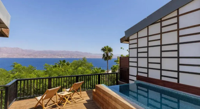 Villa con vista al mar Herbert Samuel Royal Shangri-La Eilat