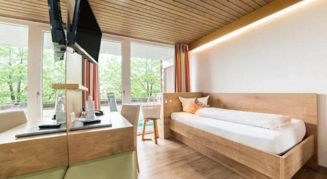 Одноместный номер Comfort с балконом Wellnesshotel Sonnenhof & Sonnhalde