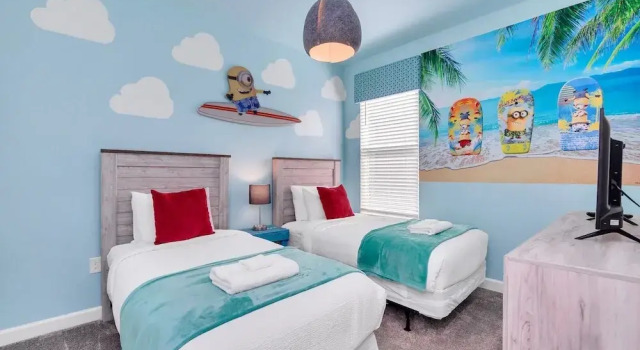 Вилла Minions, Star Wars & Frozen Rooms! With Game Room
