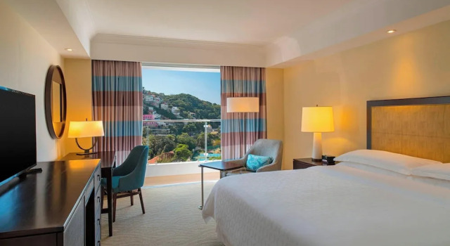 Двухместный номер Standard с балконом и с частичным видом на океан Sheraton Grand Rio Hotel & Resort