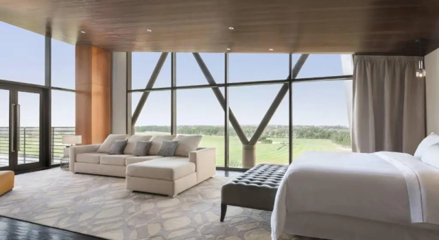 Люкс Presidential с 2 комнатами с балконом и с видом на поле для гольфа VOGO Abu Dhabi Golf Resort & Spa Formerly The Westin Abu Dhabi Golf Resort & Spa