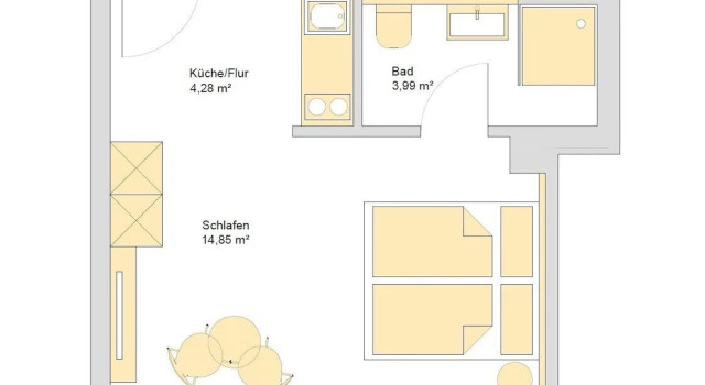 Номер Standard Sternen Bohlingen Aparthotel