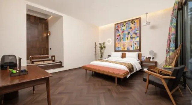 Люкс Luxury Mubai Jingshe Hot Spring Resort Homestay (Xinzhou Ancient City)