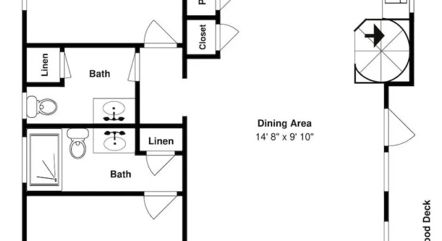 Коттедж с 3 комнатами с балконом Bearfoot Bungalow