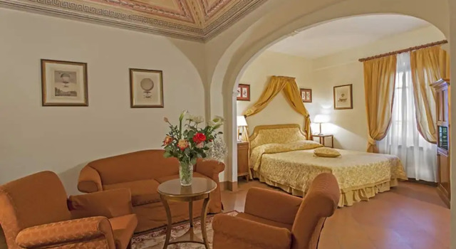 Люкс с красивым видом из окна Relais Il Chiostro Di Pienza