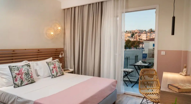 Апартаменты Deluxe с балконом и с видом на горы Salty Colours Apartments