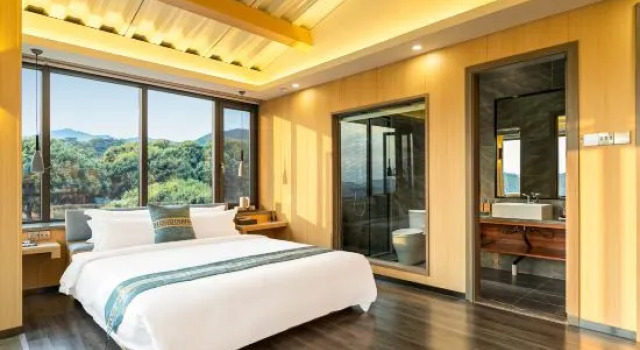 Люкс Deluxe Guangzhou Huayiju Hot Spring Boutique B&B