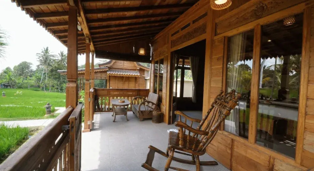 Семейная вилла с 2 комнатами Pondok Sebatu Eco Lodge