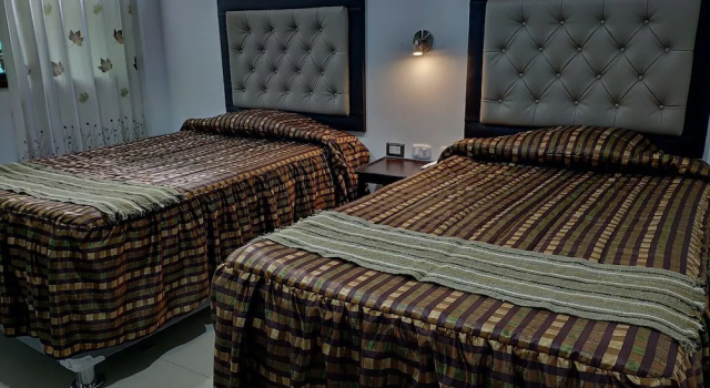 Habitación doble Económica con vista a la montaña Hostal Quilla
