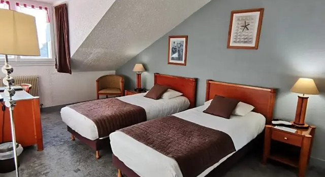 Номер Standard Logis Hotel Le Cerf