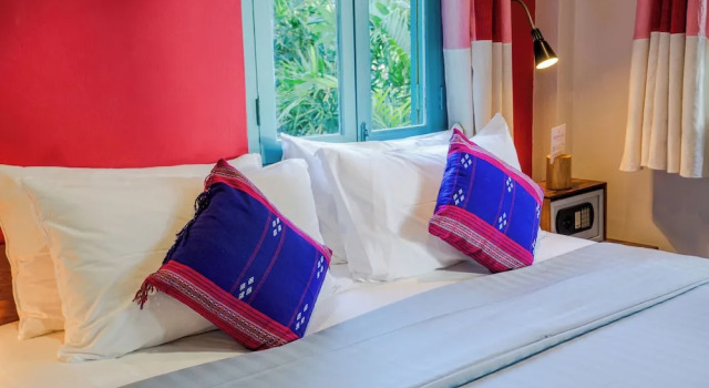 Номер Standard с балконом и с видом на сад Ock Pop Tok Mekong Villa