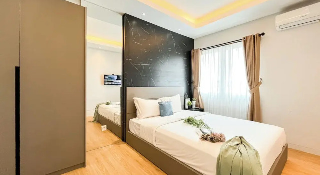Апартаменты Standard Strategic And Minimalist 1Br Apartment At Margonda Residence 1