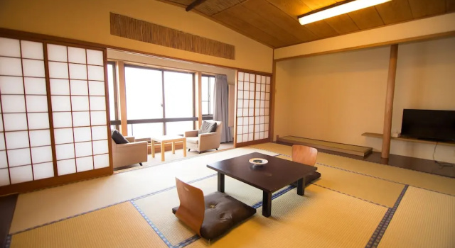 Номер Standard с видом на океан Kada Onsen Seaside Hotel Kada Kaigetsu