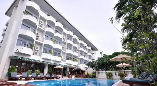 Кровать в общем номере JP Villa Pattaya