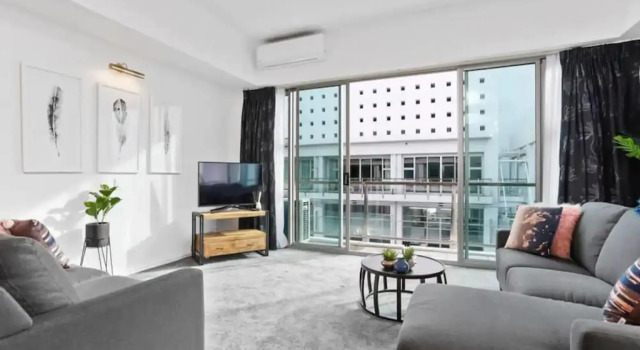 Modern, One Bedroom Princes Wharf Apartment w/ AC, Rezerwuj Apartament Auckland 