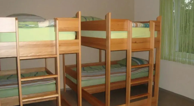 Bett im Wohnheim Hostel Plus Caffe