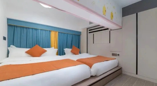 Трёхместный люкс Дуплекс Jilaideng International Holiday Apartment (Shanwei Poly Jinluwan Branch)
