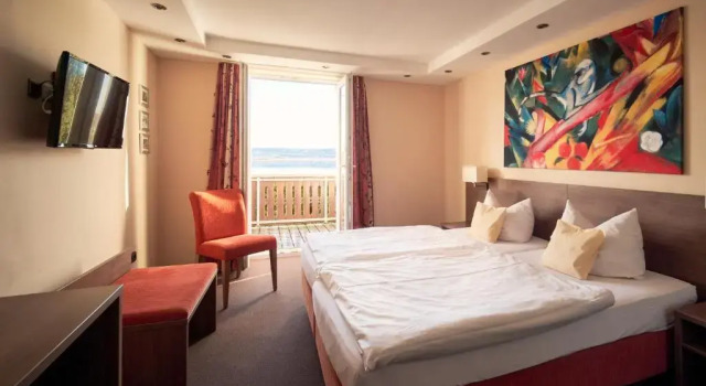 Двухместный номер Standard с видом на озеро Seehotel Grauer Bär